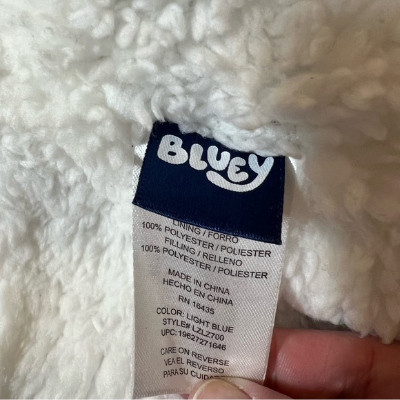 Bluey Cartoon Character Puffer Jacket size 2T - Picture 4 of 7